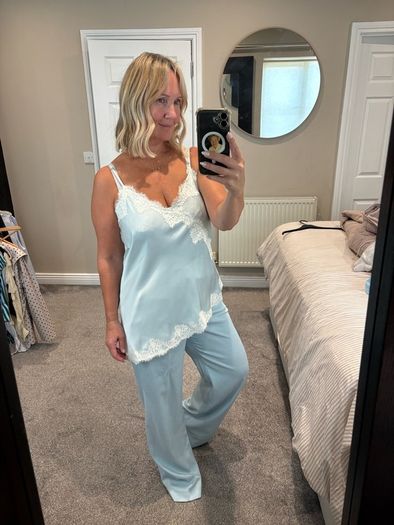 zara suit and top