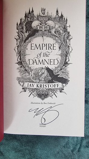 Signed Empire of the Vampire Books 1&2, Jay Kristoff