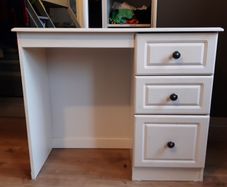 Hollywood Dressing Make-Up Table White
