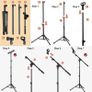Tripod Boom Sheet Microphone Stand Metal Portable with Carrying Bag, for Performance Singing Speech Wedding Stage and Outdoor (FREE POSTAGE) Image 3
