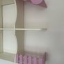 Doll house style pink/ecru display shelf Image 3