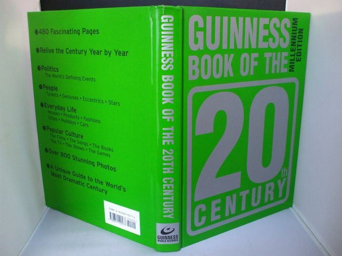 SALE!  GUINNESS Book of the 20th Century - Millennium Edition