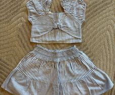 Mayoral set skirt and top 7 yrs