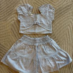 Mayoral set skirt and top 7 yrs