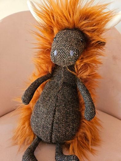 Jellycat Tweedledee Highland Cow RARE