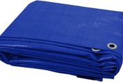 3 x 4 m Blue Tarpaulin Waterproof Furniture Caravan Cover Sheet Multipurpose