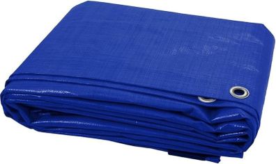 3 x 4 m Blue Tarpaulin Waterproof Furniture Caravan Cover Sheet Multipurpose