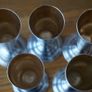 5 silver shot glasses Image 7