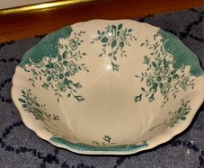 Vintage English Staffordshire Valencia J & G Meakin Chintzy Bowl