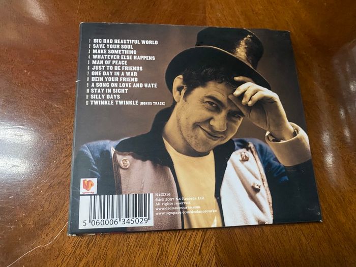 Declan O'Rourke Big Bad Beautiful World CD