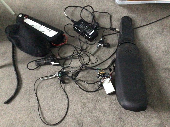 ebike conversion kit with Surron seat