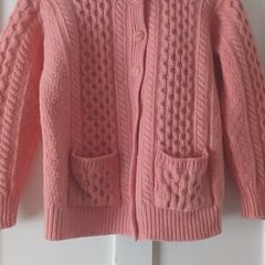 Aran Crafts Rose Pink Cardigan