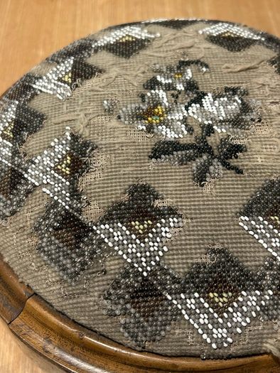 Antique Victorian Ladies Footstool
