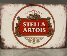 Stella Artois Tin Metal Sign
