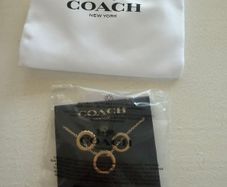 Gold Coach Signature Rondell Necklace