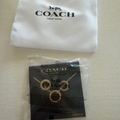Gold Coach Signature Rondell Necklace