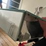 Frameless bevelled full-length mirror Image 7