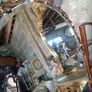 Vintage wall mirror with marble shelf Image 3