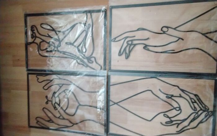 Wall Decoration Set of 4 for 18.00euro or 5.00euro each