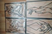 Wall Decoration Set of 4 for 18.00euro or 5.00euro each