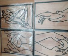 Wall Decoration Set of 4 for 18.00euro or 5.00euro each