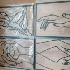 Wall Decoration Set of 4 for 18.00euro or 5.00euro each
