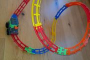 Children's train on loop track