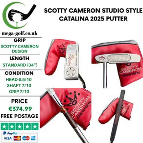 Scotty Cameron Studio Style Catalina 2025 Putter / 34"
