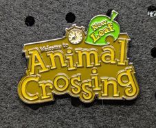 Animal crossing enamel pin