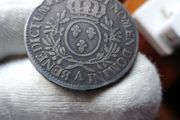 1731 French Silver One Ecu Coin