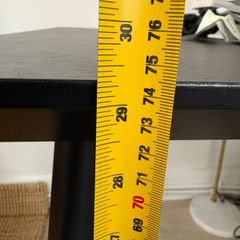 Small black table