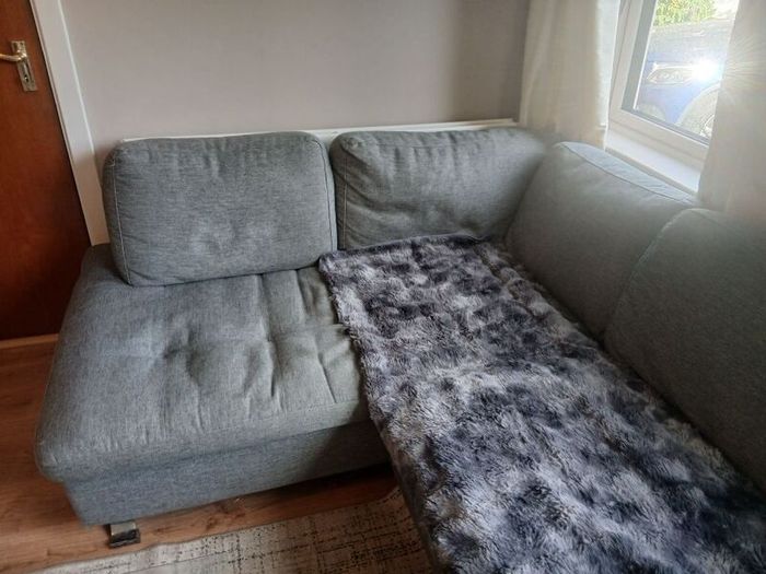 L-Shaped Grey couch