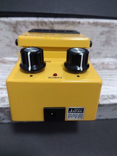 BOSS OD-1 - OverDrive (MIJ, 14pin OpAmp, SilverScrew, LongDash).