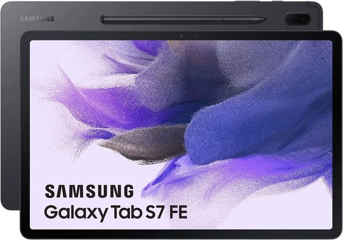 SAMSUNG Galaxy Tab S7 FE 12.4" WI-FI Tablet - 64 GB, Mystic Black (New Open Box)