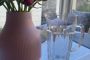 Glass pitcher/jug 1 litre