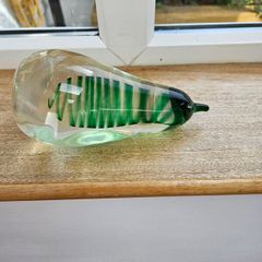 Pear Glass Paperweight