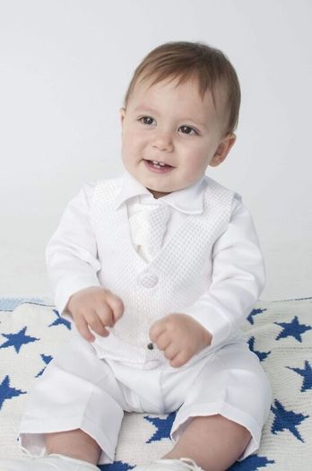 Boys 4 Piece Christening Suit 12-18 Months