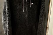 Vans black fleece-lined jacket