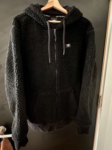 Vans black fleece-lined jacket