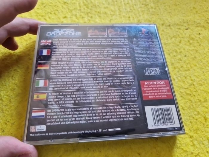 Super Drop Zone  PlayStation1 Ps1 PlayStation2 Ps2 Games Original