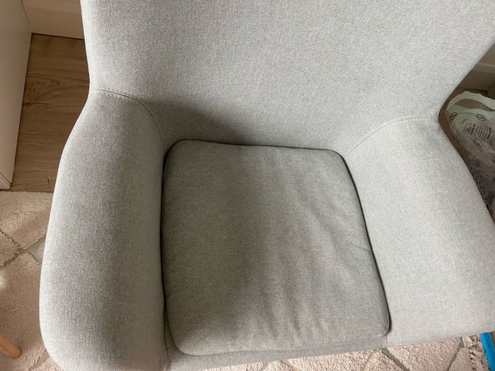 light green armchair
