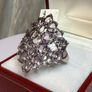Silver ring with amethysts. Image 4