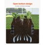 Metal Raised Garden Bed, 8 x 2 x 1 ft Outdoor Galvanized Planter Box, with Open Bottom, Large Oval Planter Raised Bed for Gardening Vegetables Image 5