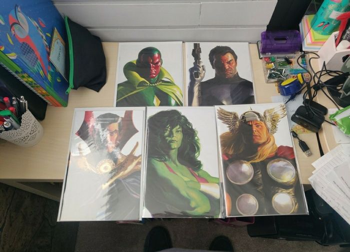 5 x Alex Ross Timeless virgin variants
