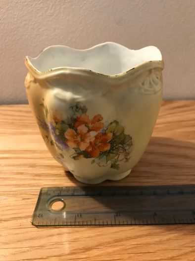 Vintage Vase and Three Section Dish
