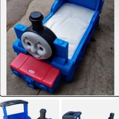 Thomas the tank engine bed.