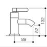 Mayfair Stic Twin Bathroom basin taps Image 2
