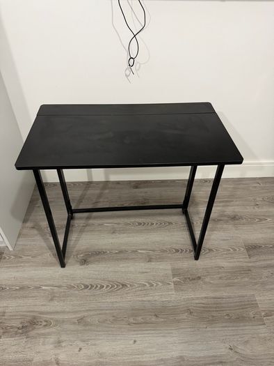 Fold away desk black from Amazon