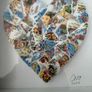 Handmade framed Mosaic Heart Image 4