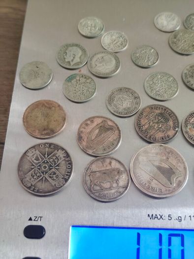Irish and UK silver coin lot